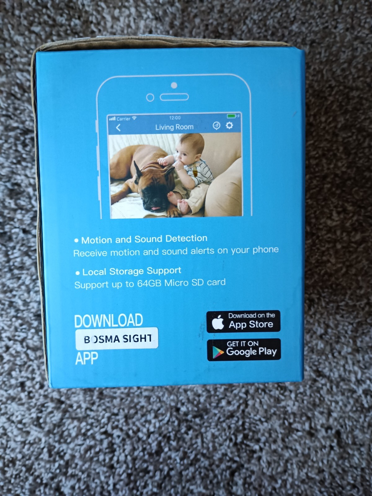 Capsulecam Indoor Security/Baby Camera by Bosma 1080P HD Video Night Vision New