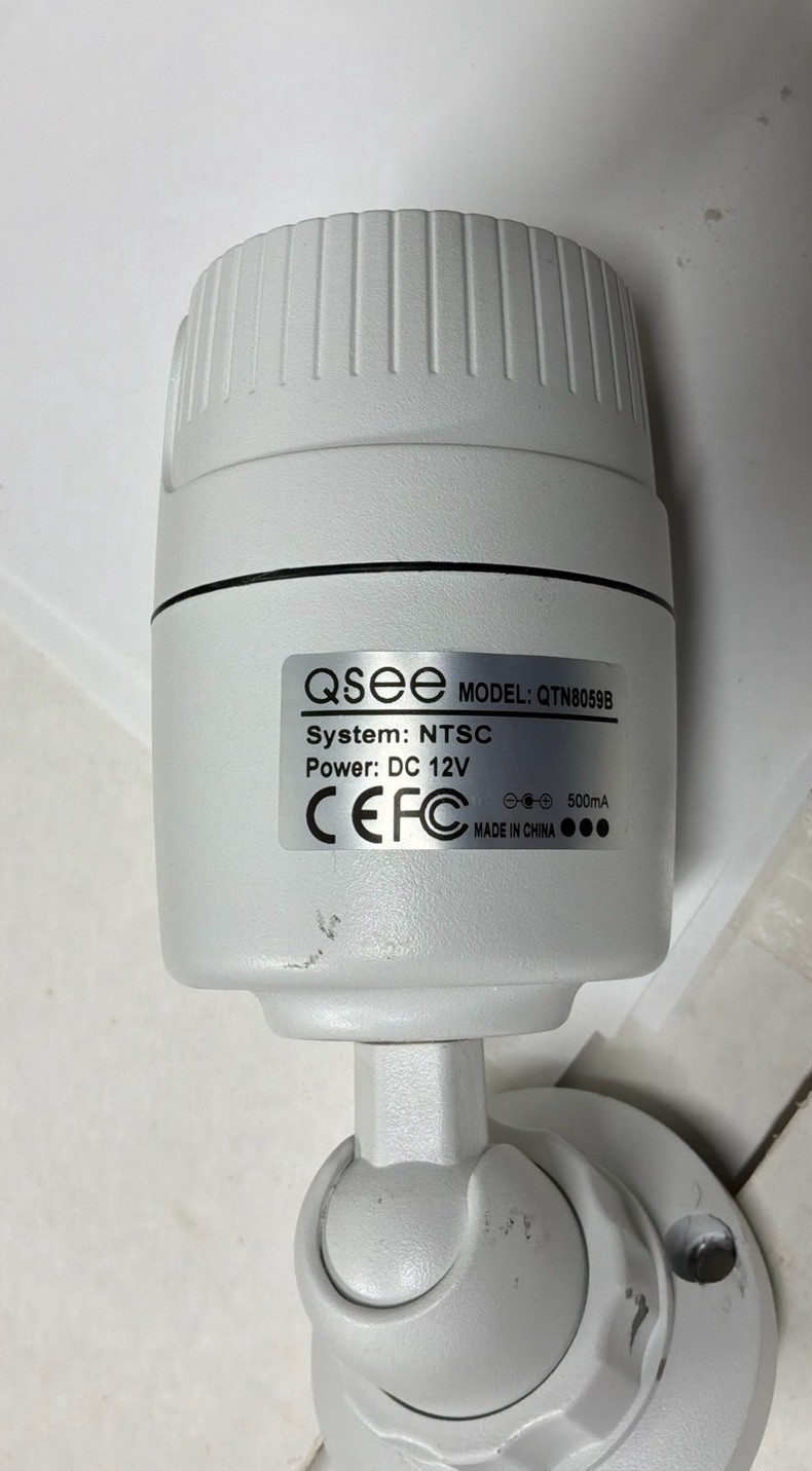 Qsee POE Camera MODEL: QTN8059B 2K – 4-megapixel (2560 x 1440 resolution)