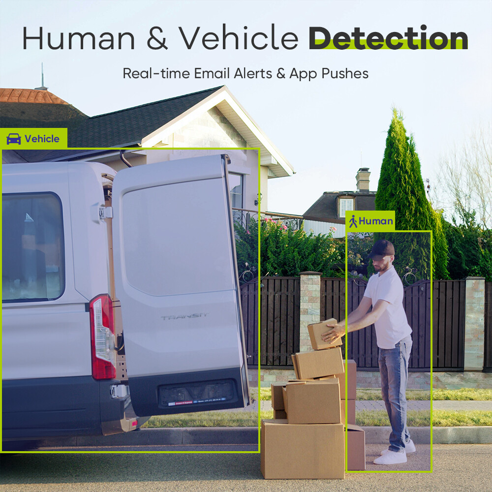 SANNCE 8CH 6MP NVR 5MP POE Security IP Camera System Audio Recording Ourdoor AI