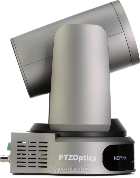 PTZOptics Move 4K 30x Auto-tracking PTZ Video Camera – Gray
