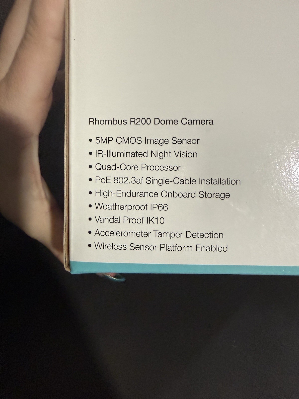 NEW! Rhombus R200 128GB 5MP DOME CAMERA