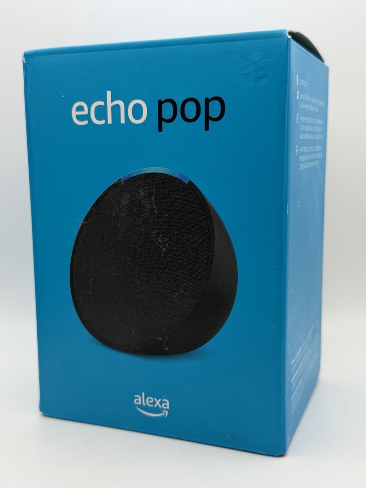 Amazon Echo Pop Smart Speaker Latest 2024 Alexa Full sound New Sealed Black
