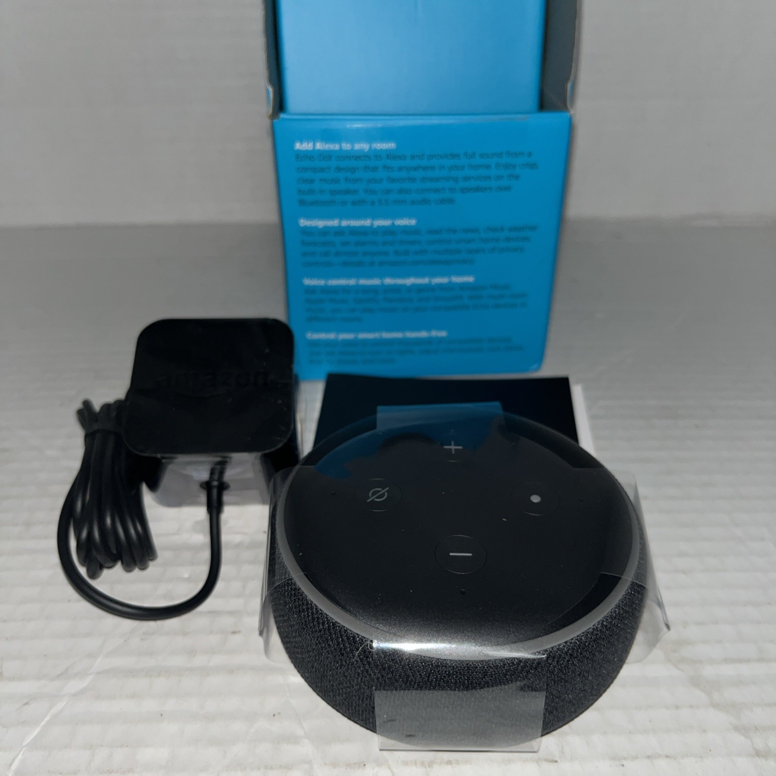 Echo Dot (3rd Gen) Smart speaker with Alexa Charcoal Amazon Echodot New Open Box