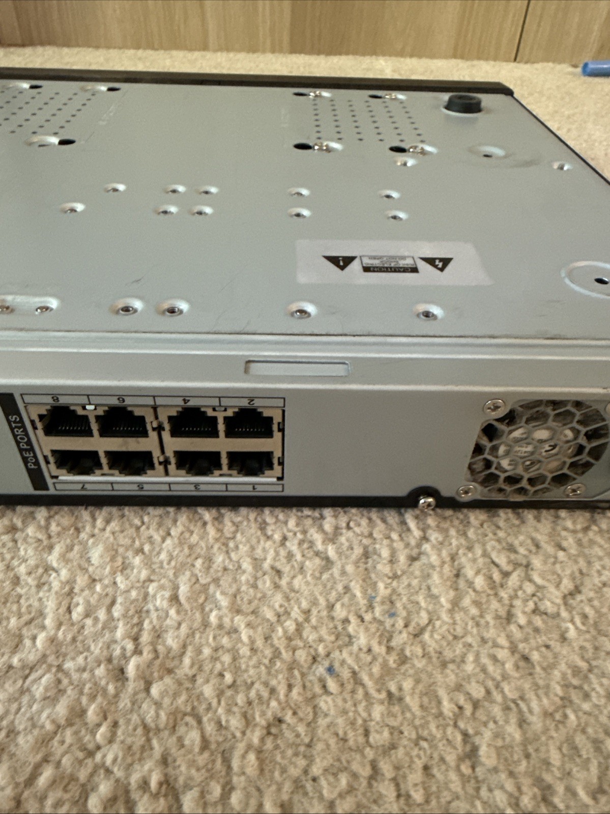 Honeywell HEN08122 NVR 8CH H.264 1080P 8 POE r791 No HDD