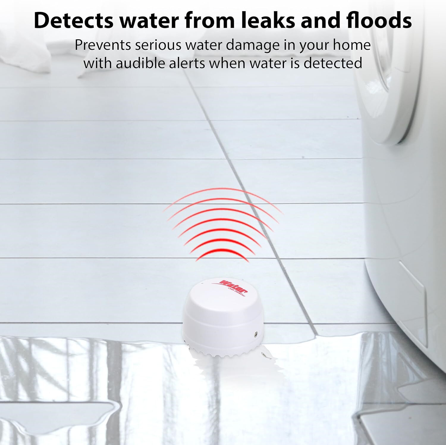 Smart Wi-Fi Water Leak Sensor – 2.4G Wireless Alarm for Home, Instant Alerts