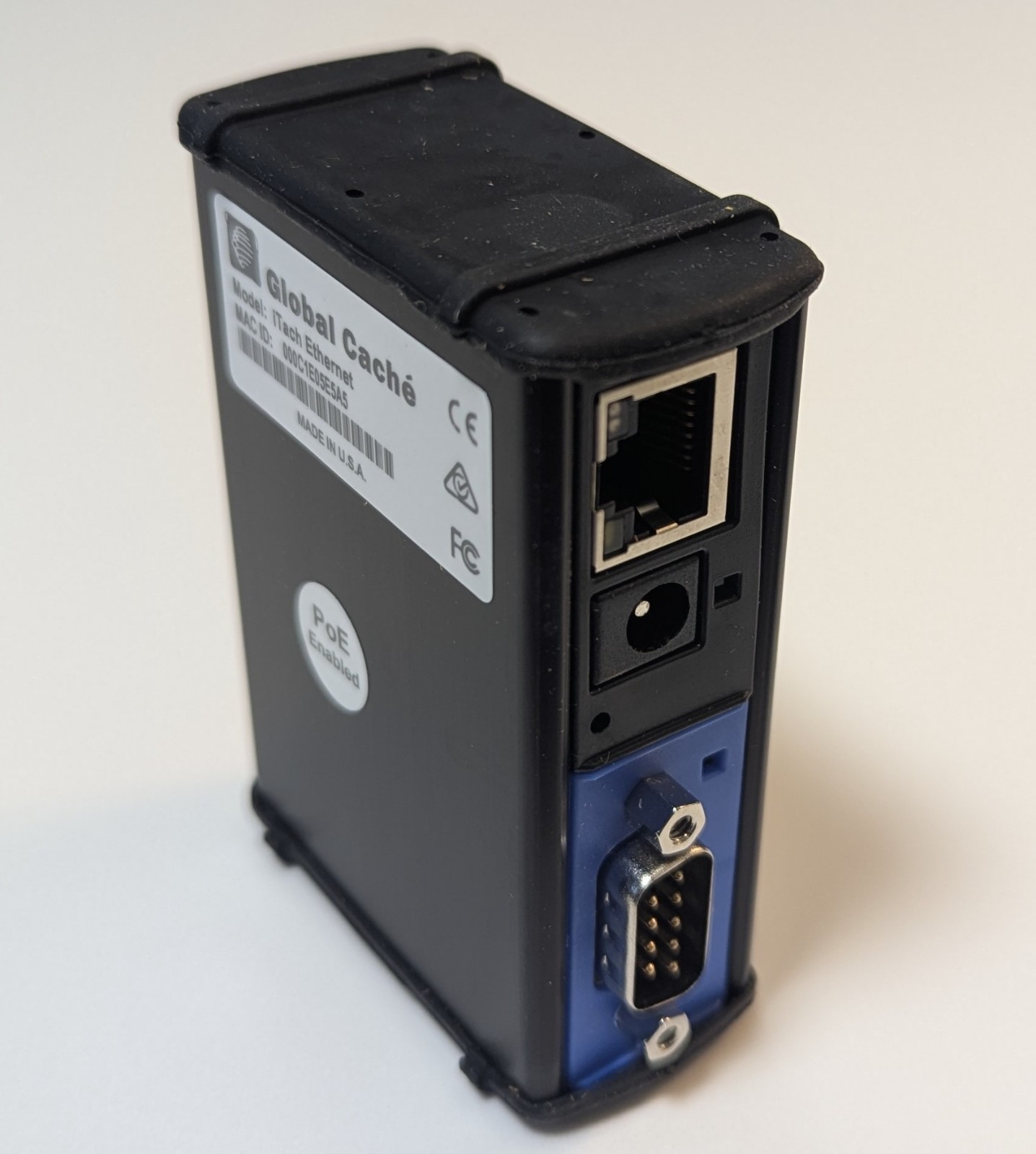 Global Caché IP2SL-P iTach TCP/IP to Serial Converter–Power over Ethernet (PoE)