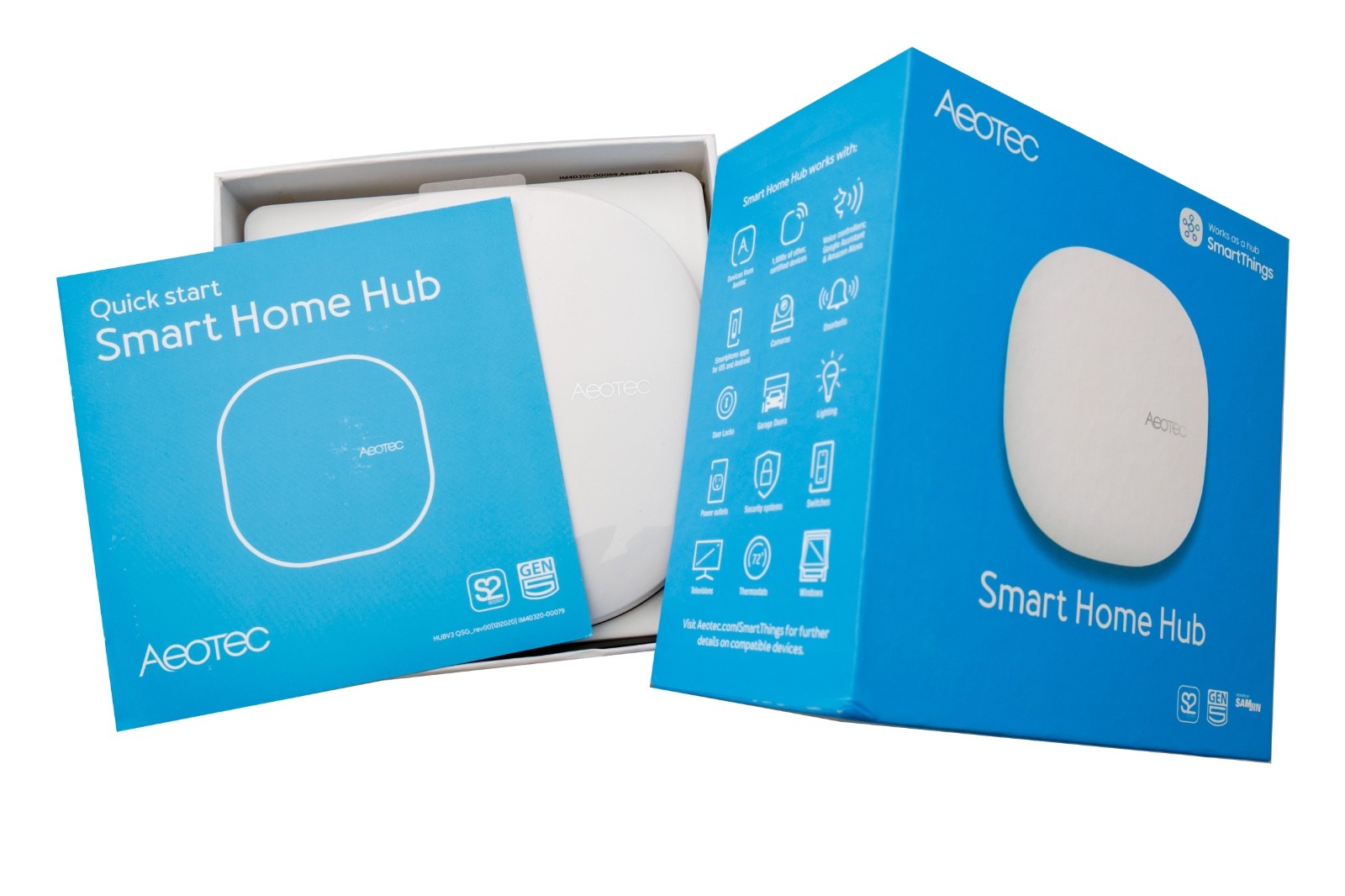 Aeotec Smart Home Hub SmartThings Hub Z-Wave Zigbee Gateway V3 Gen 5