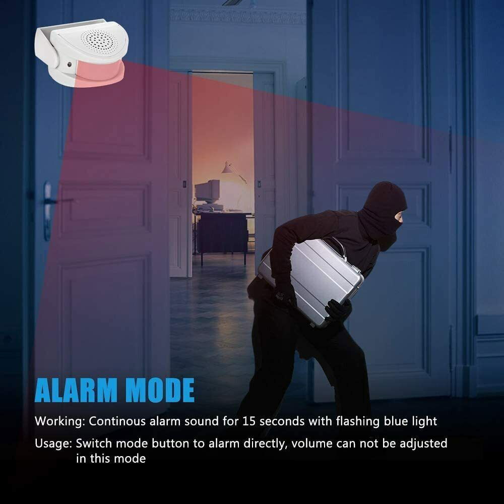 KERUI Wireless PIR Motion Door Bell Welcome Chime Sensor Alarm Doorbell For Shop