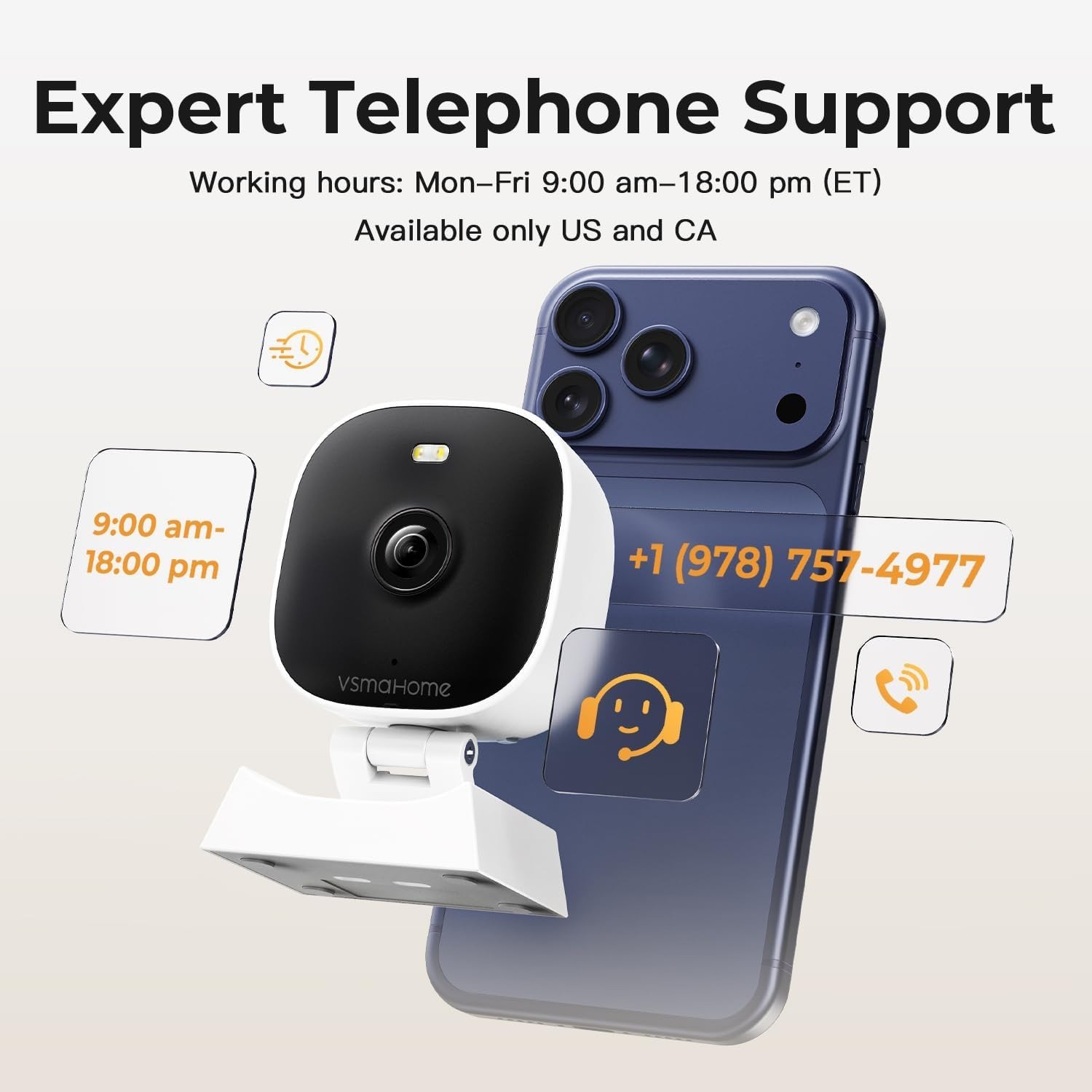 Home Security Cameras with 2K Resolution, Motion Alerts & 128G Support, 2-Pack