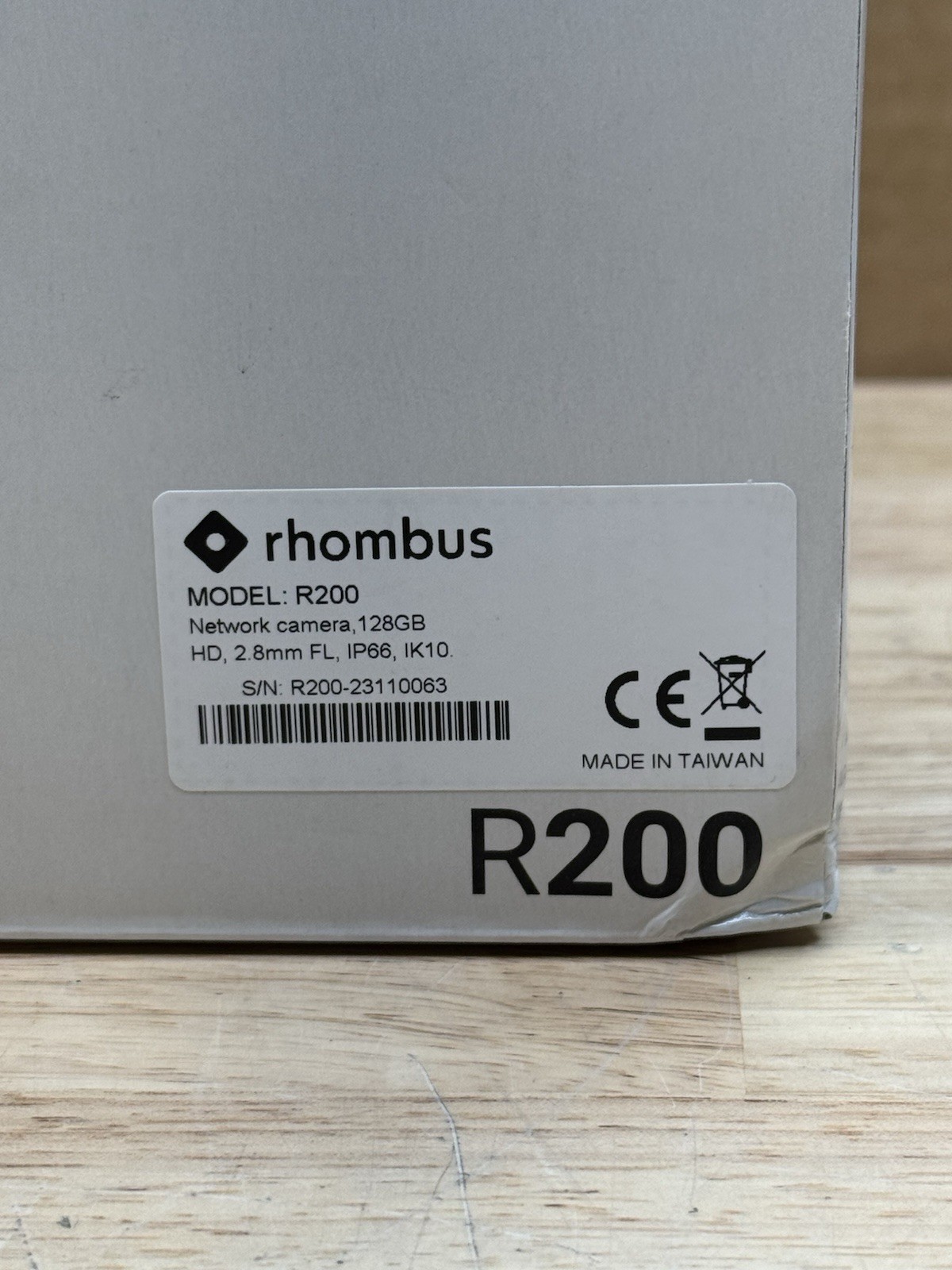 ✅ BRAND NEW Rhombus R200 128GB 5MP DOME CAMERA R200-128 New