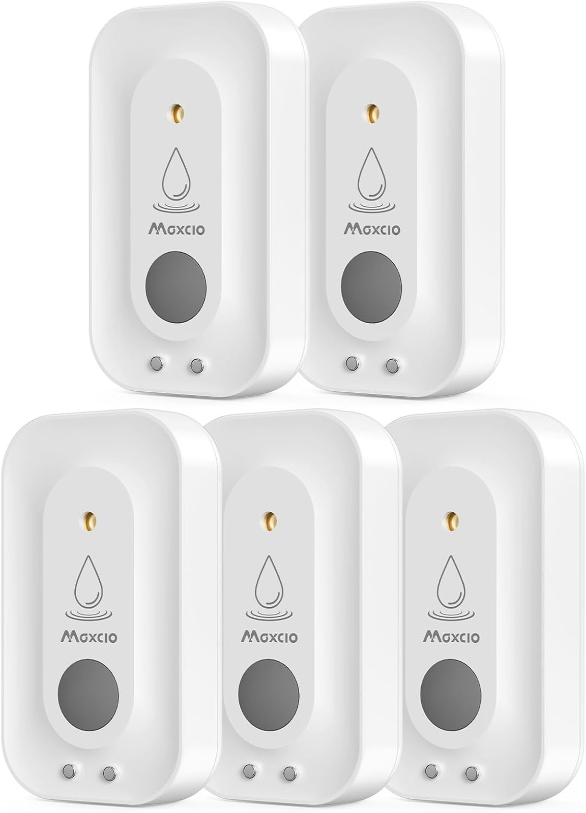 Water Leak Detector 5 Pack, IP66 Waterproof Smart Sensor, 110dB Alarm, WiFi