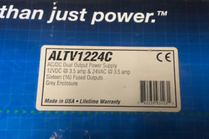 ALTRONIX ALTV1224C 16-Output AC/DC Power Supply