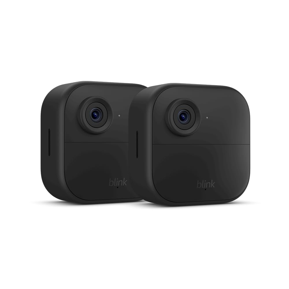 Blink Outdoor 4 2-Camera Wireless 1080p Security System Black B0B1N6B8QT