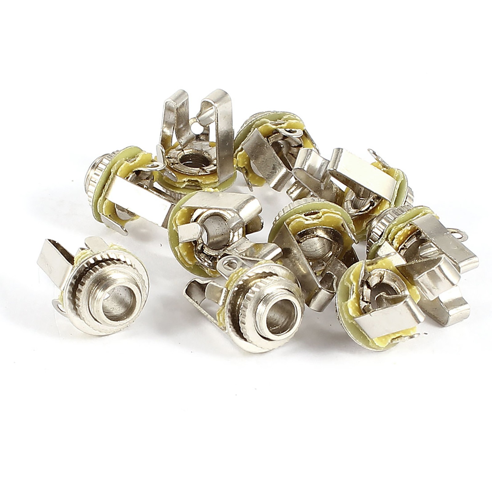 10 Pieces Panel Mount 3.5mm Female Stereo Audio Socket Phone Jack Connector