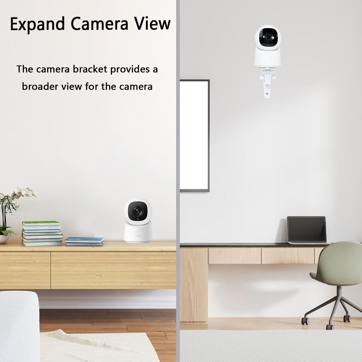 Camera Wall Mount Compatible with Eufy Indoor Cam E30/Eufy C220/C210, Baby Mo…