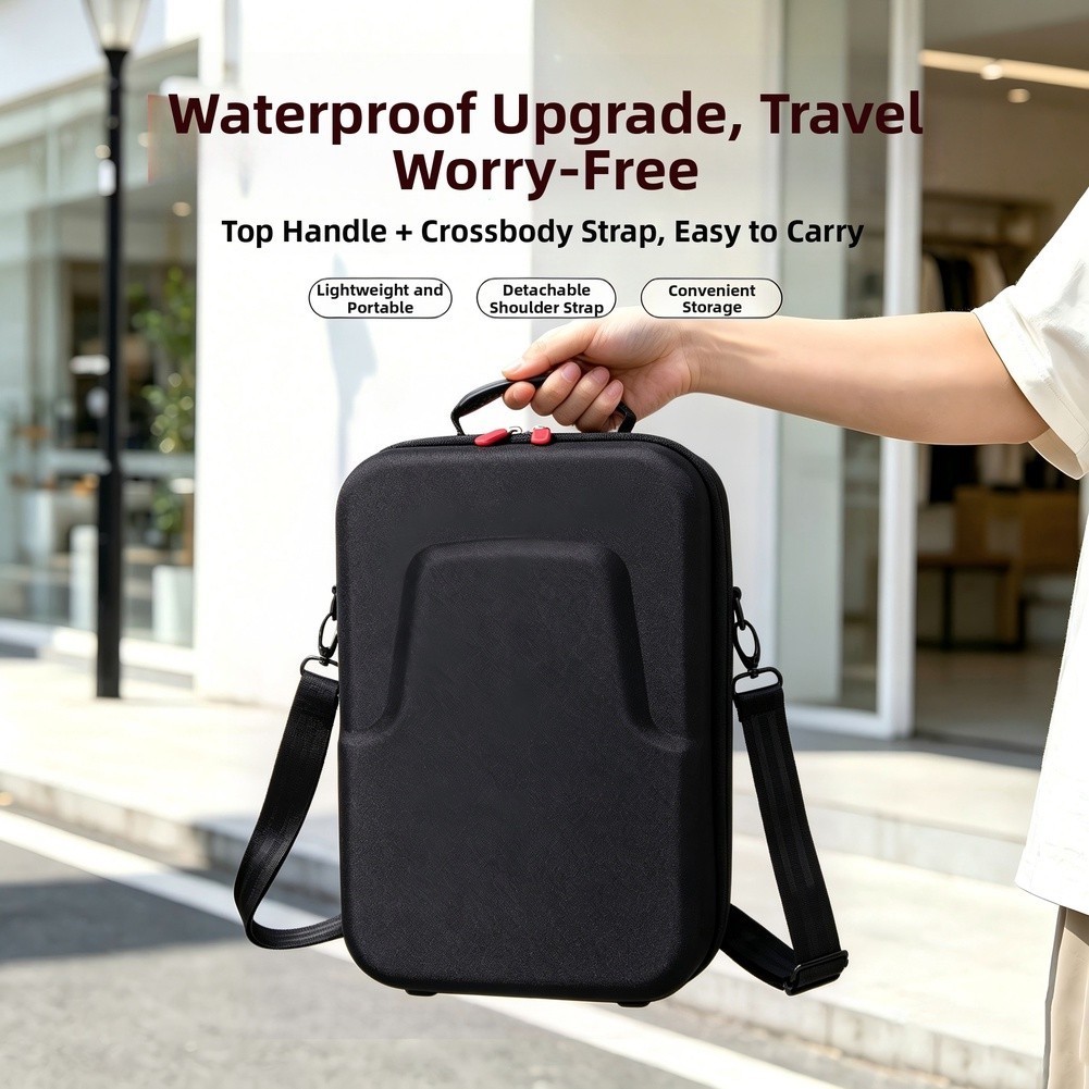 Professional EVA Barber Bag for Tools 35×21.5×12.5cm Detachable Shoulder Strap