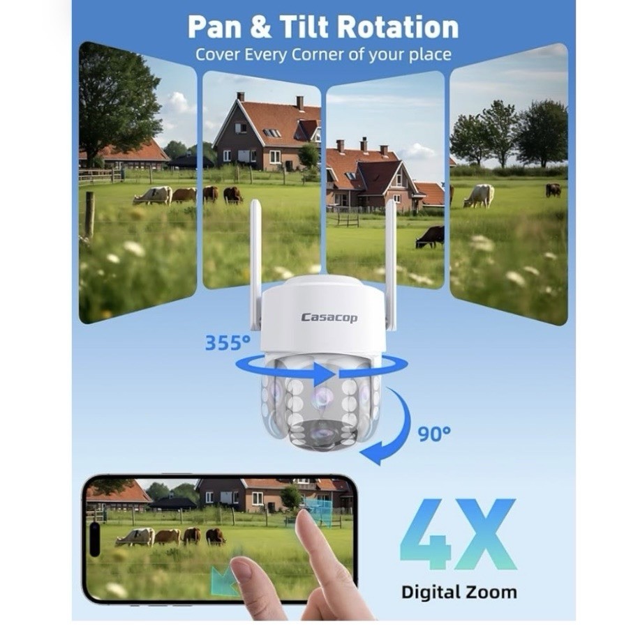 Security Cameras for Home Security Wireless Outdoor 4G LTE