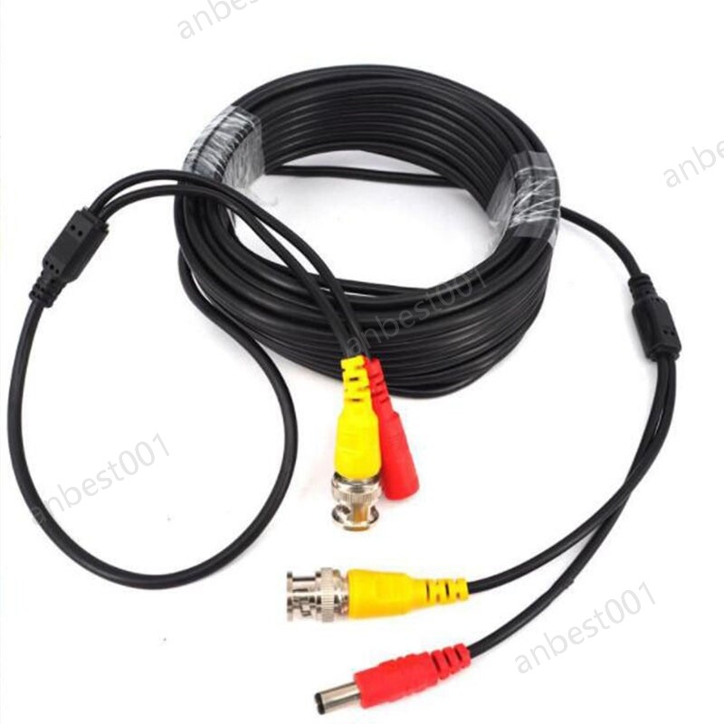 10m 30m BNC male Video Power extension Cable DC male Plug Wire for CCTV Camera
