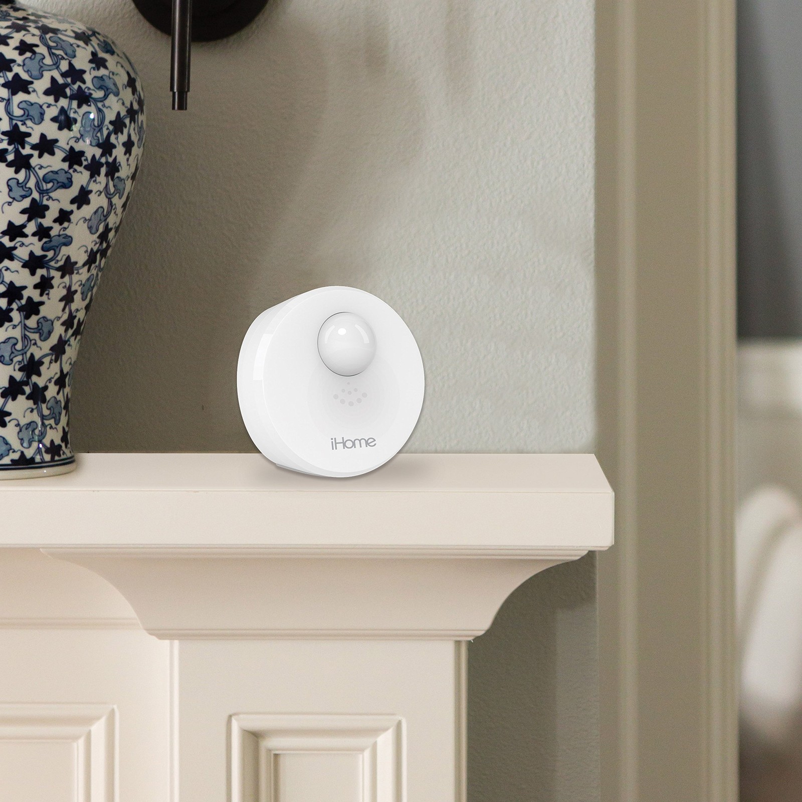Ihome Isb01 Wifi Motion Sensor 24 7 Home Monitoring White Alerts Remote Access