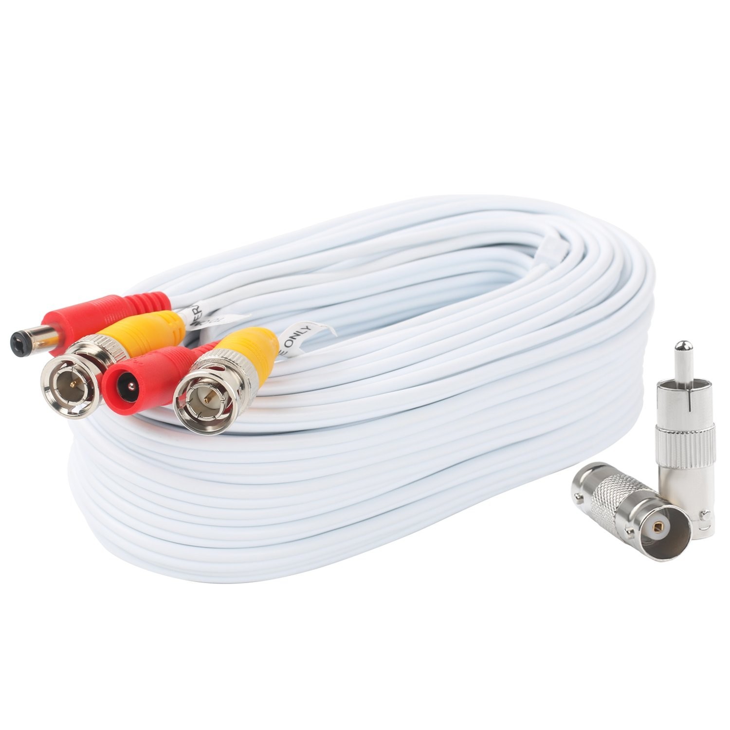 BNC Video Power Cable 25 Feet Pre-Made All-in-One Video Security Camera Cable…