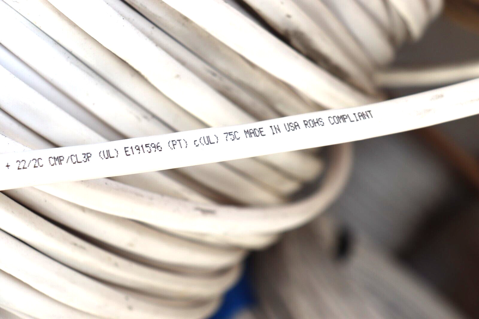 Paige RG59 18/3-22/2 Plenum Composite Video Cable, Various Lengths on Spools