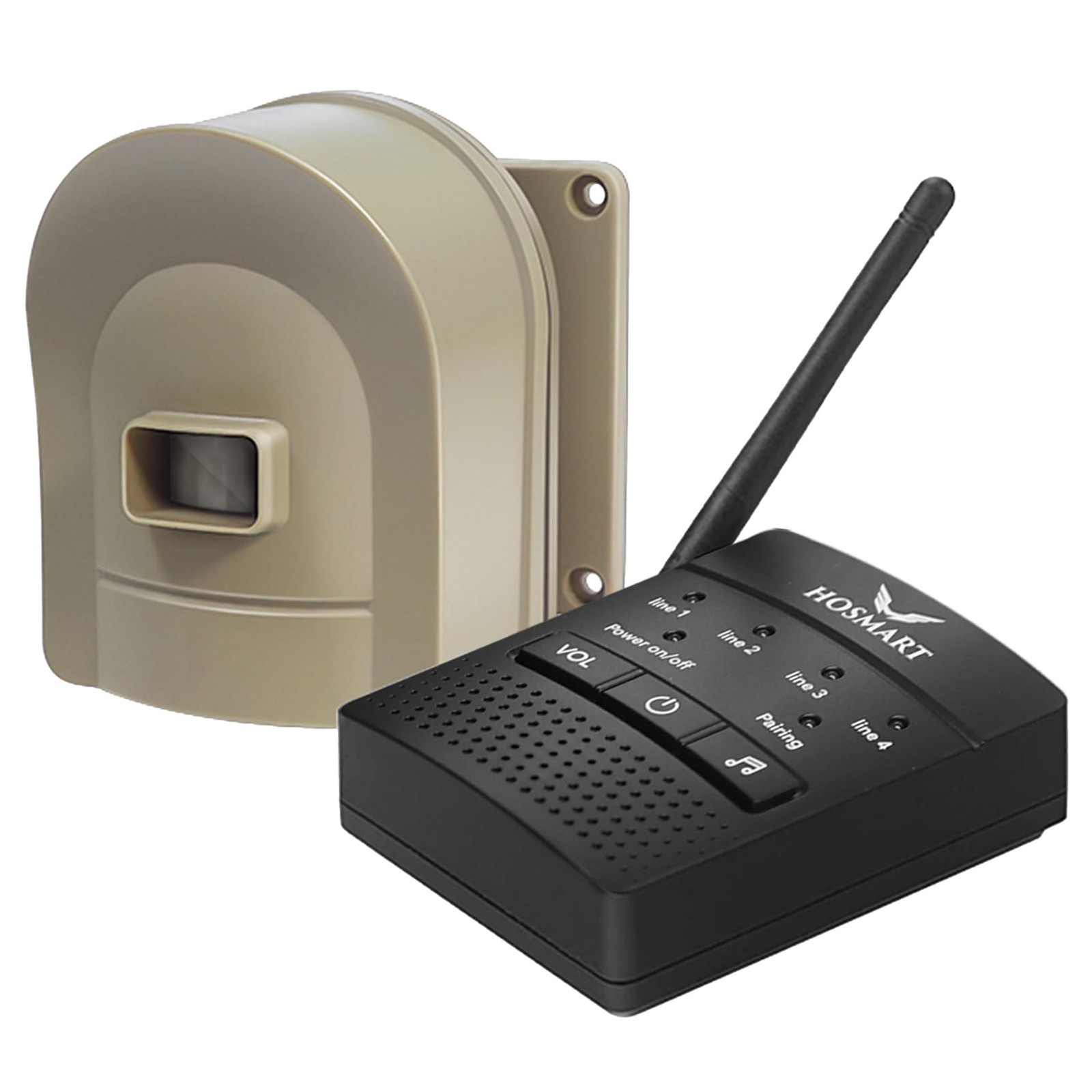 1/2 Mile Hosmart Driveway Alarm Wireless Motion Sensor System | Driveway Sens…