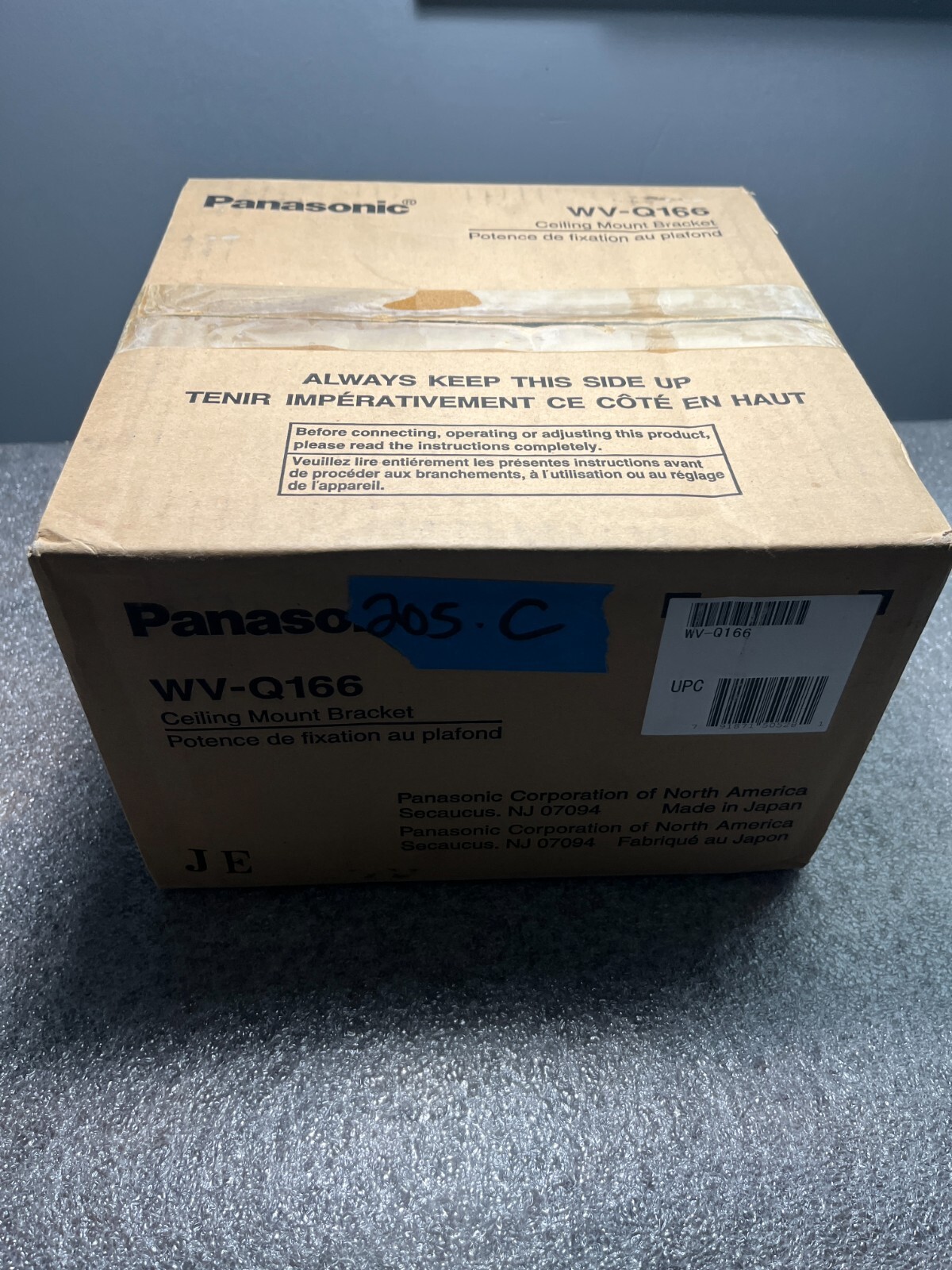 NEW IN BOX Panasonic WV-Q166 Camera Ceiling Mount Bracket