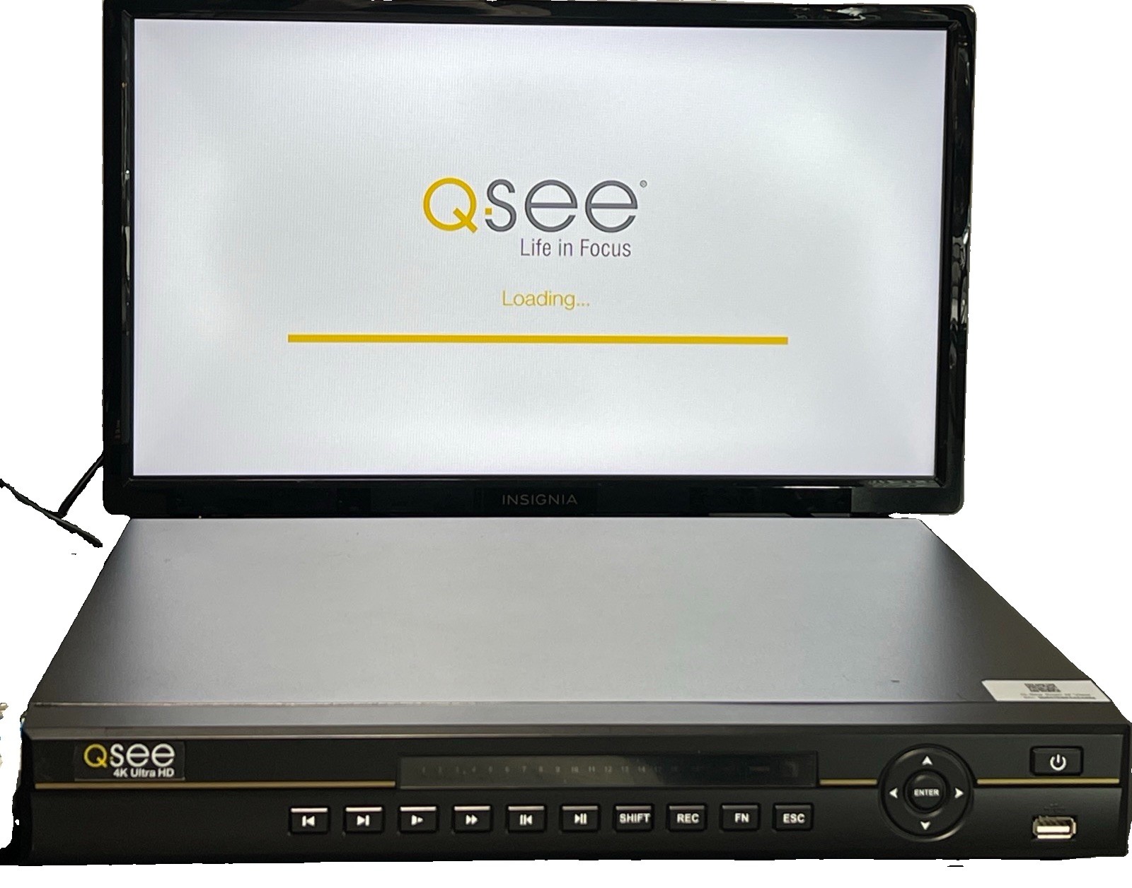Q-See 8 CHANNEL 4K IP NETWORK VIDEO RECORDER QCK81 FOR PARTS/Power Tested Only