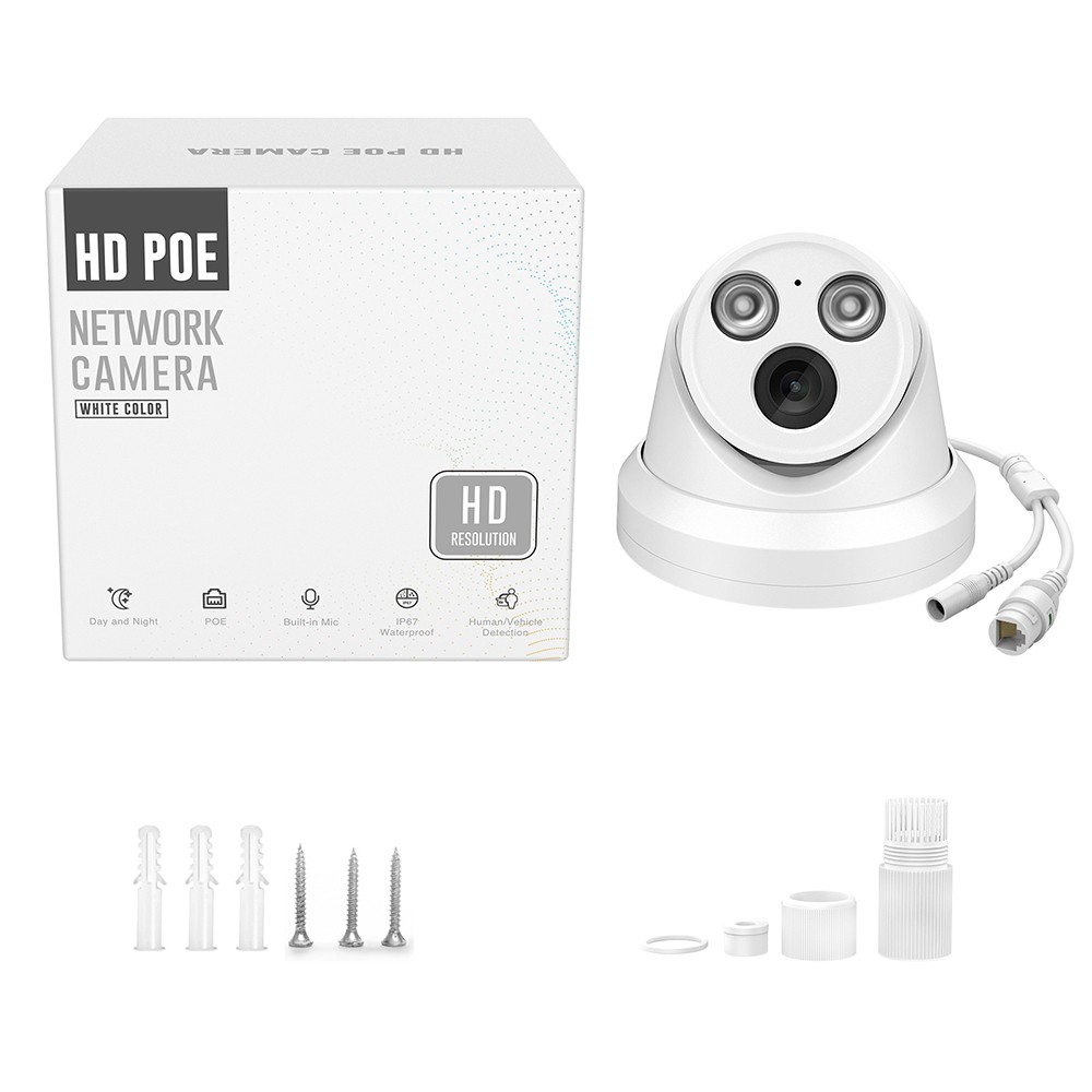VIKYLIN 4MP IR 30M Night Vision Home IP Camera MIC WDR Outdoor IP67 Waterproof
