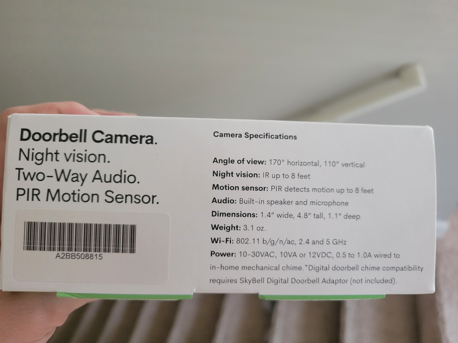 Frontpoint Doorbell camera New In Box