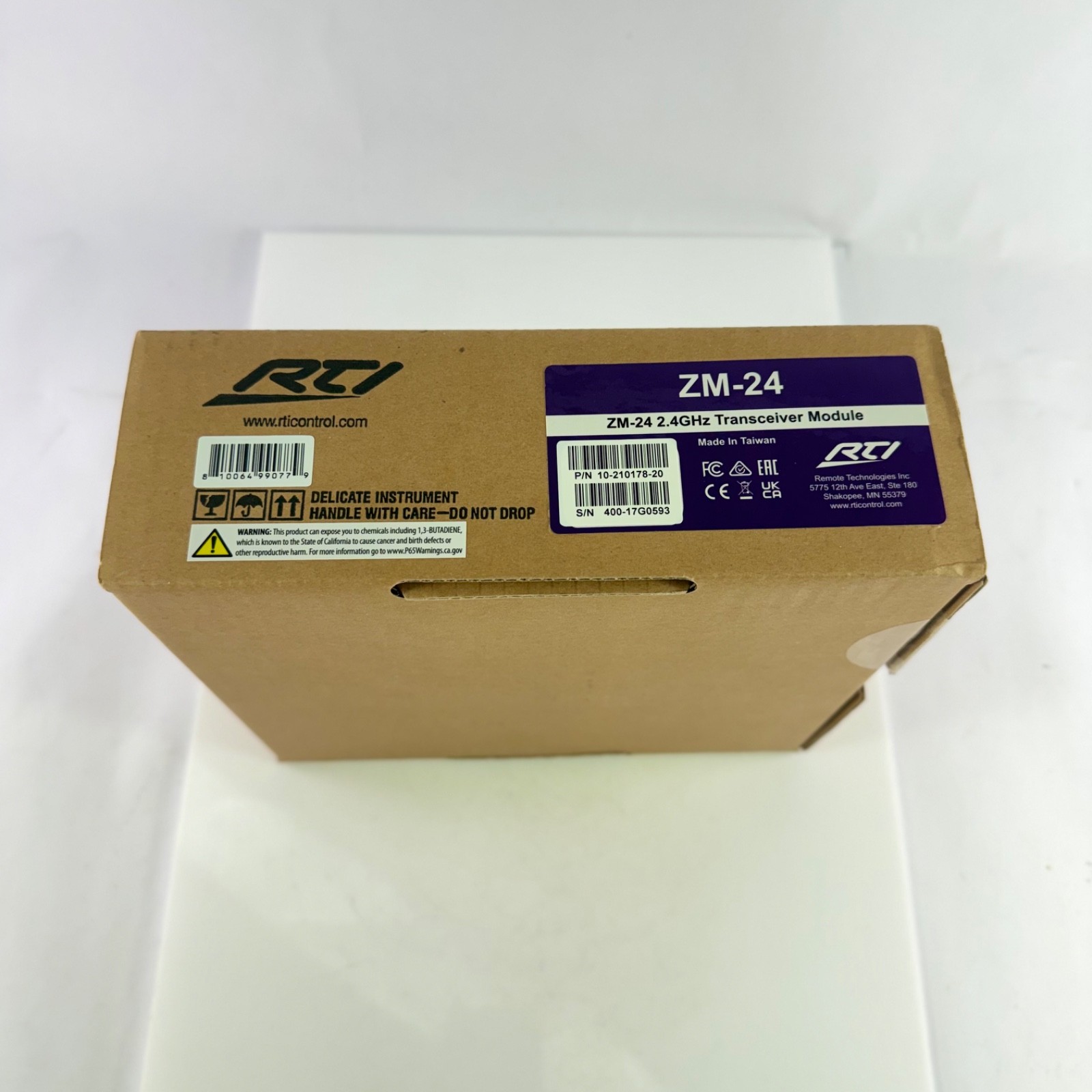 RTI ZM-24 Zigbee 2.4GHz Transceiver Module 10-210178-20 New Open Box