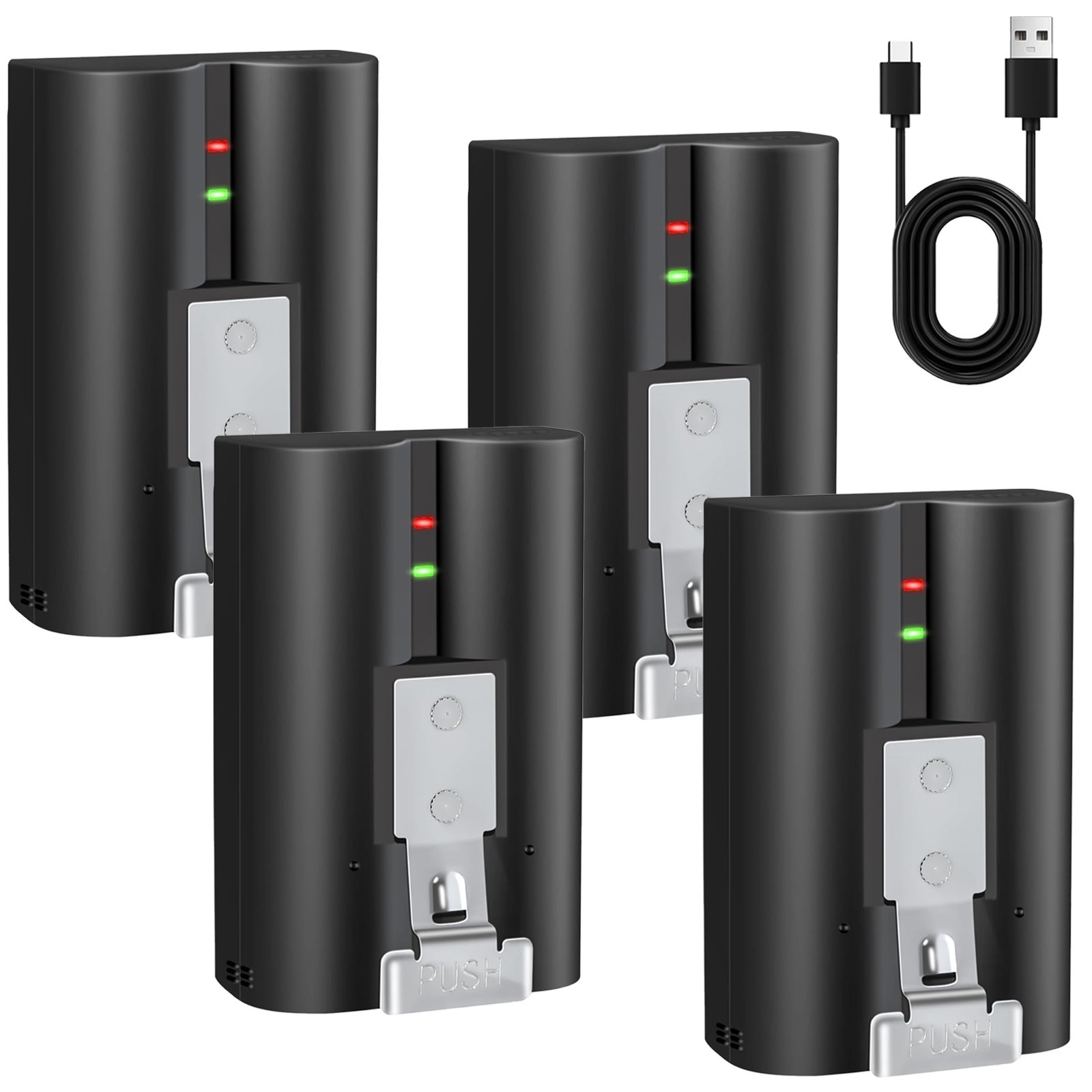 4 Pack V4 Battery for Ring Video Doorbell 2 3 4 Spotlight Cam Quick Release New