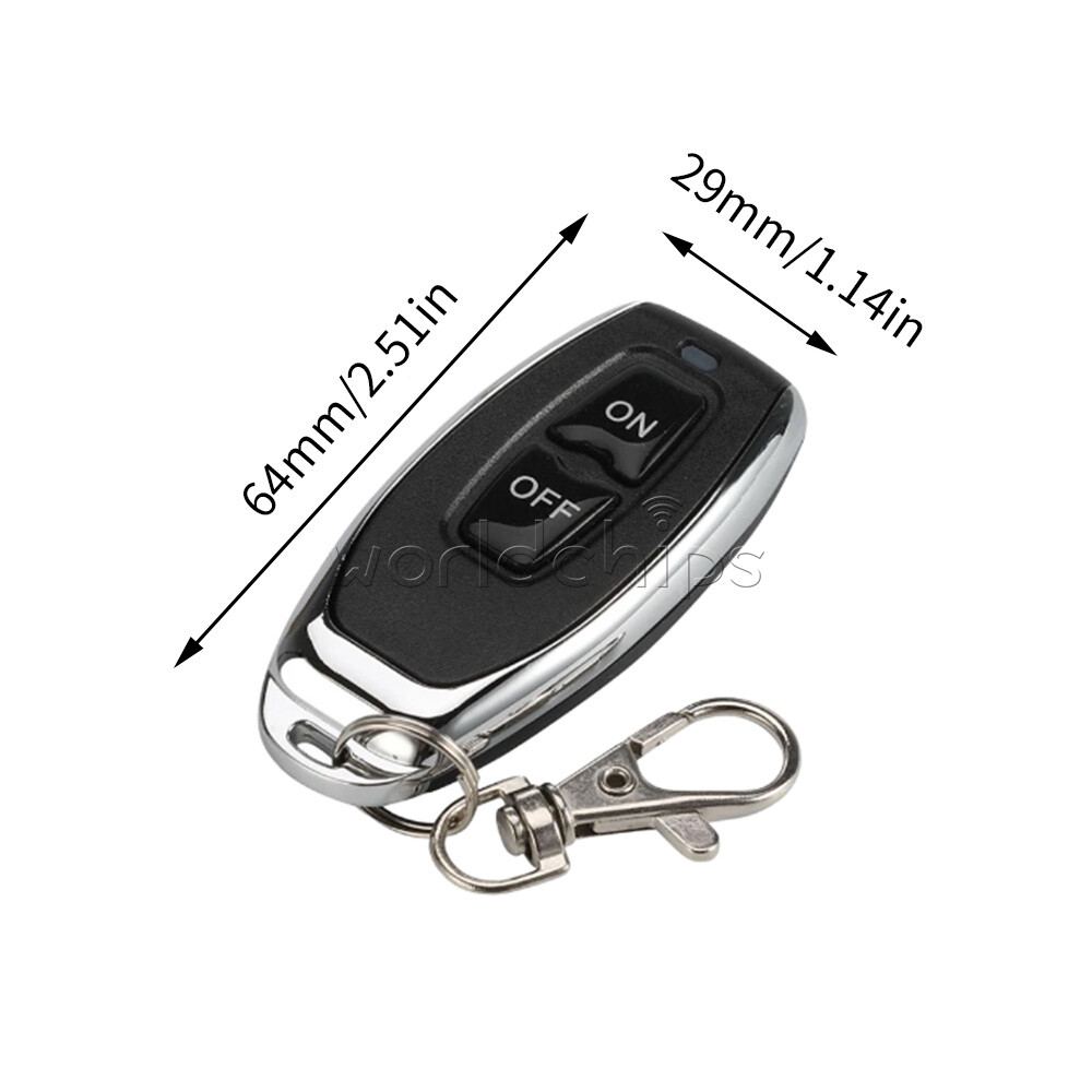 AC90-264V 220V 30A 433MHz Relay 1CH Wireless Remote Control Switch +Transmitter