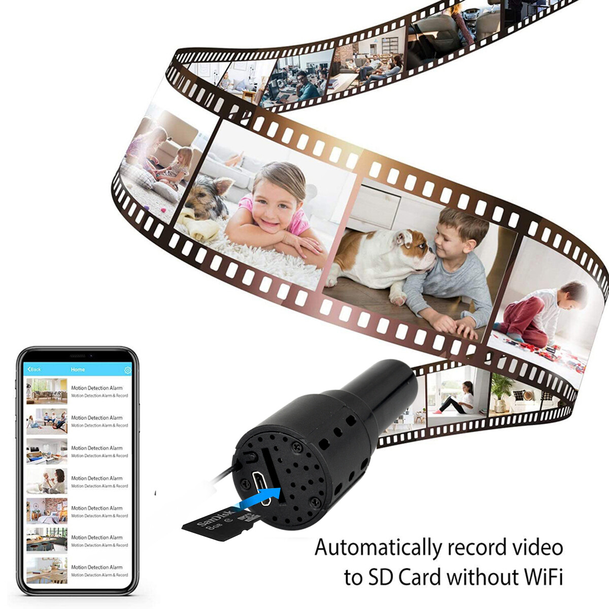 Mini Micro HD 1080P Security Camera Wifi Audio Video Recording Night Vision Cam