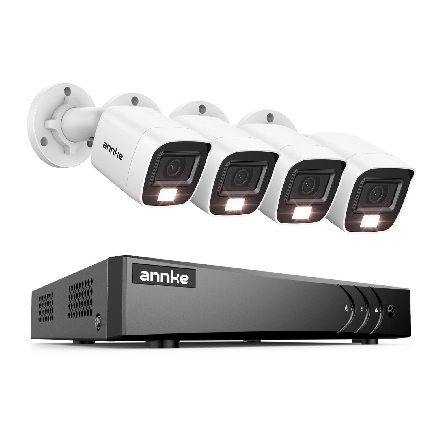 ANNKE 16CH 5MP Lite DVR 1080P Video Outdoor Color Night Security Camera System