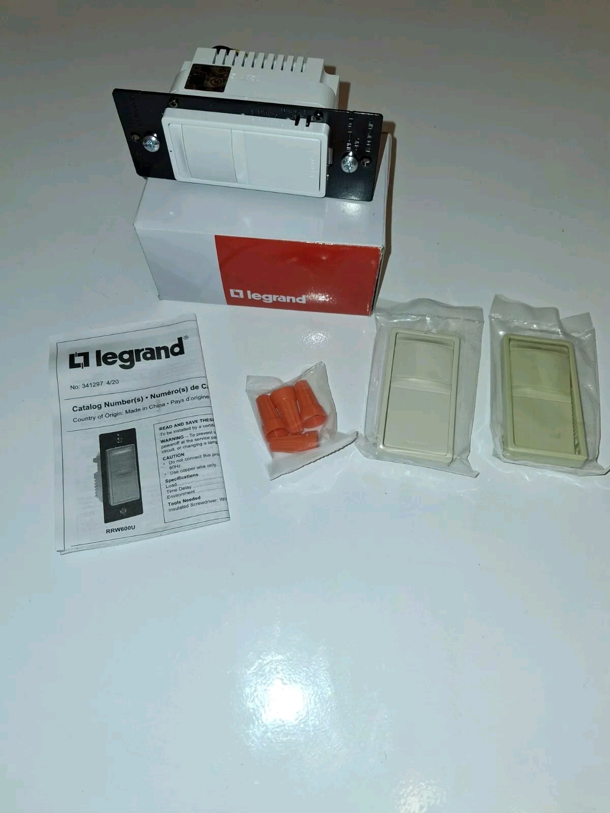 Lot Of 5-Legrand Radiant RRW600UTC Single Pole 3-Way Occupancy Sensor Switch