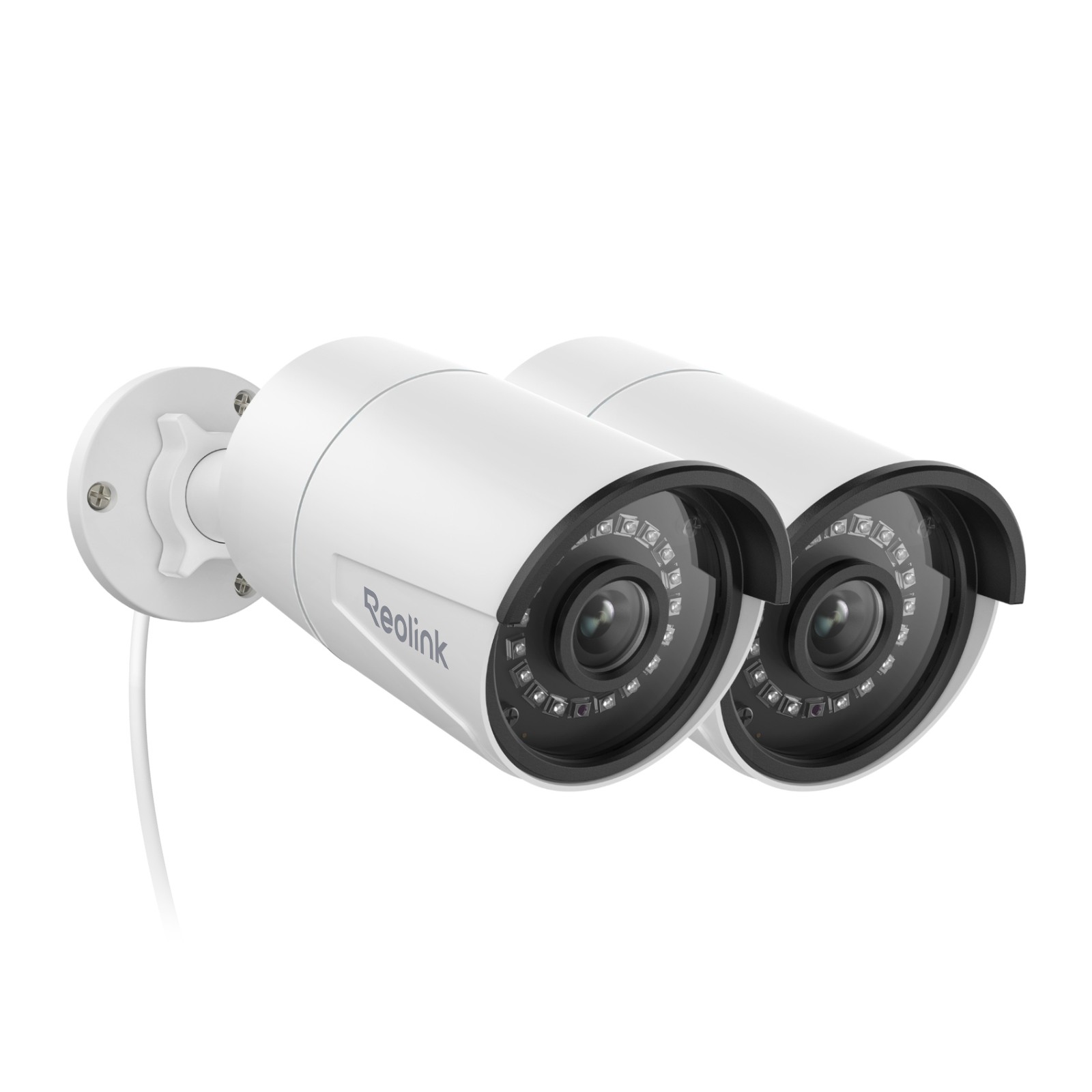 Reolink 2pcs RLC-510A 5MP PoE IP Camera Outdoor Night Vision Audio Recording