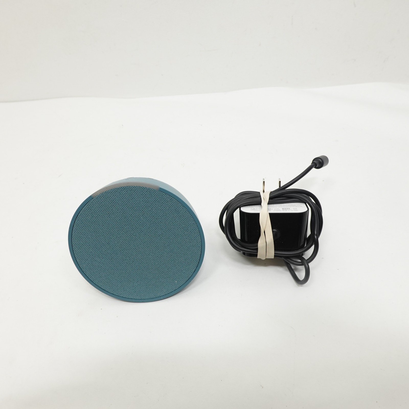 Amazon Echo Pop Compact Smart Speaker w/ Power Adapter – Blue C2H4R9