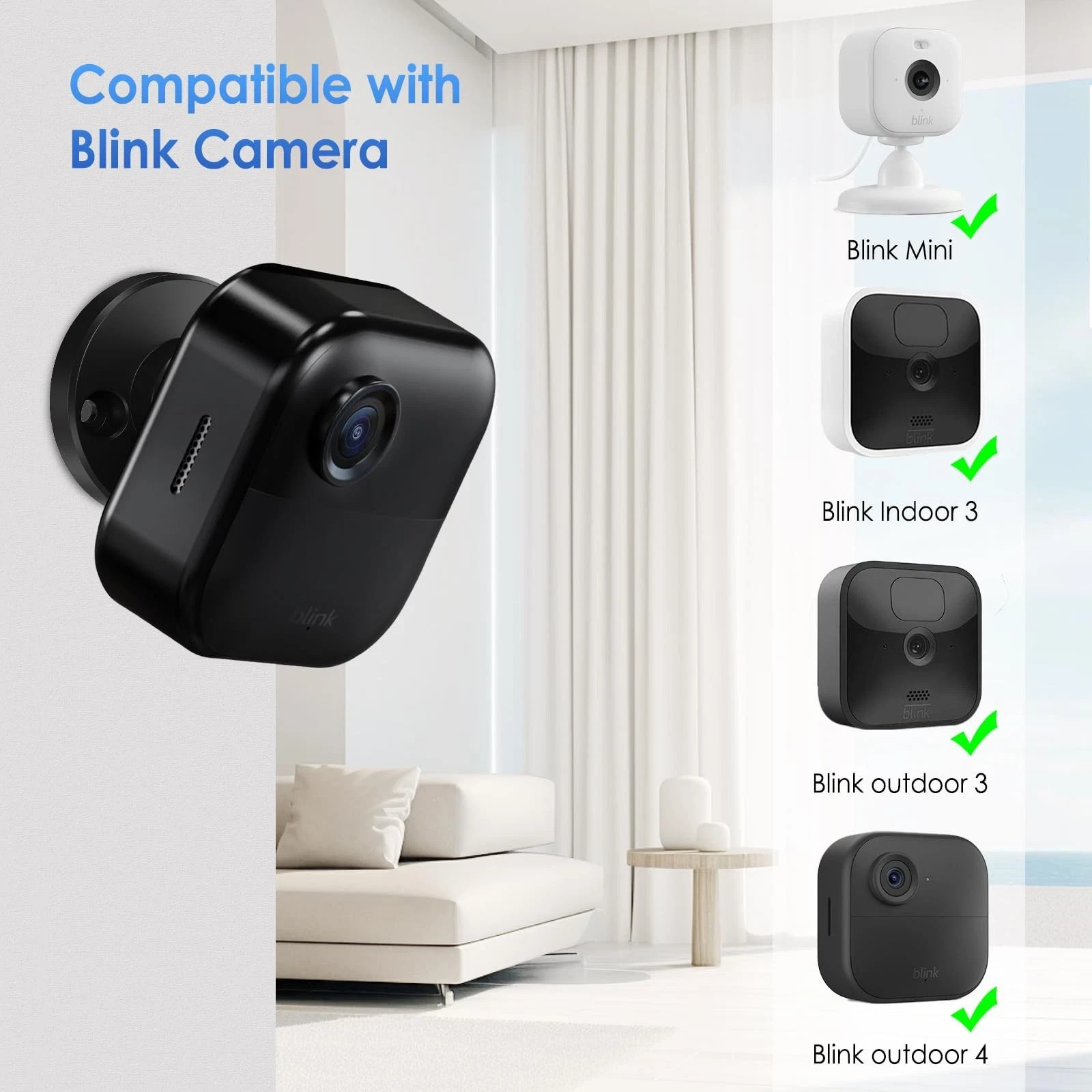3 Pack Blink Outdoor Camera Wall Mount Bracket for Blink Outdoor 4th Gen Blin