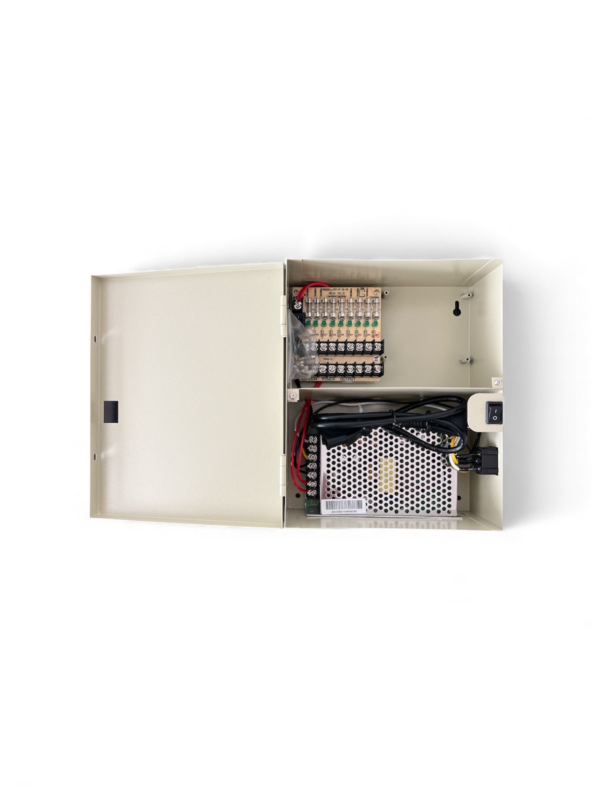 DV-AT1210A-D07 9-Port 10 Amps 12V DC Fused Output Power Distribution Box