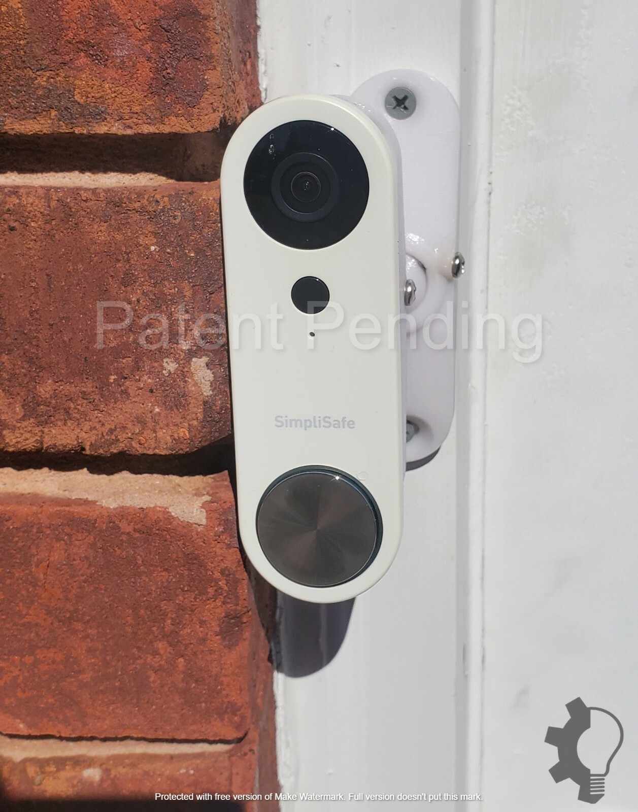 Simplisafe Adjustable Mount, Doorbell Camera Mount