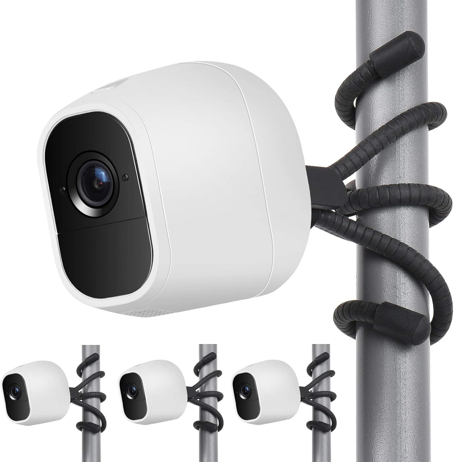 3 Pack Flexible Tripod Compatible with Arlo Pro 4/Pro 2/Pro,Arlo