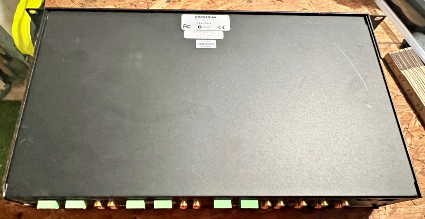 Crestron CEN-TRACK Professional Tuner Card Rack w/ ATC-AUDIONET Module
