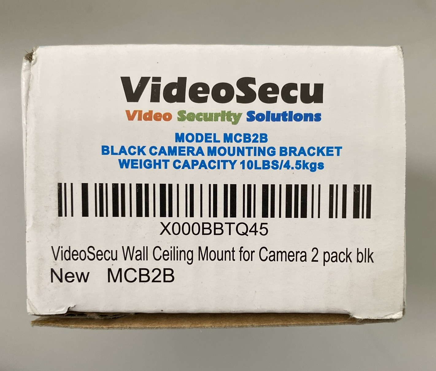 VideoSecu Camera Mounting Bracket 2-6″ with T-Bar Mount 2 Pack (black) NEW