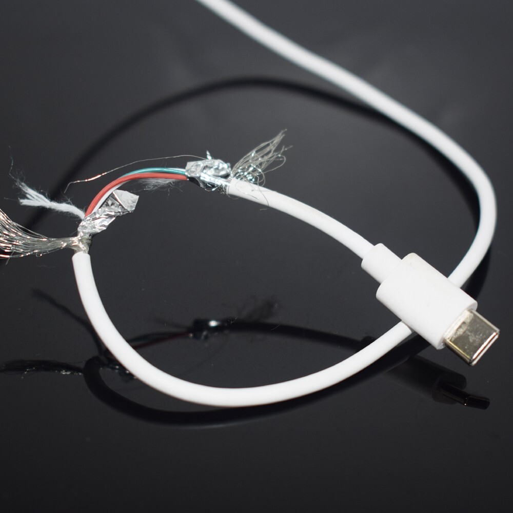 10pcs USB Male to TYPE-C 5V 2A Sync Data Charge Cable for Android Phone 1m White