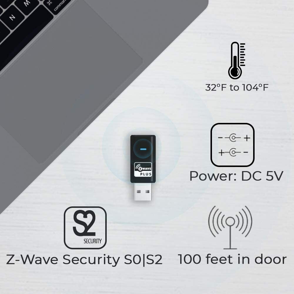 Z-WAVE USB Gateway Controller for Smart Home Connectivity and Wireless Net Contr