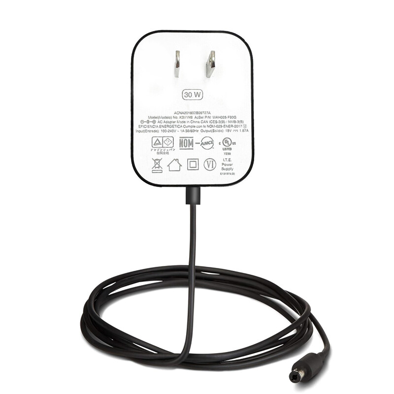Genuine Amazon AC Power Adapter Supply Charger 30W for Echo 3rd Gen Echo Plus