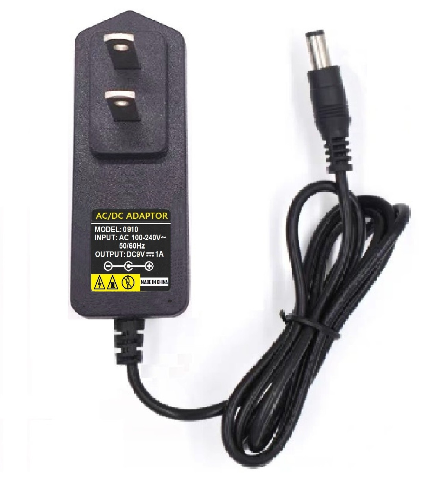 9V 1A 1000mA AC/DC 110-240V Converter Adapter Wall Charger Power Supply Mains