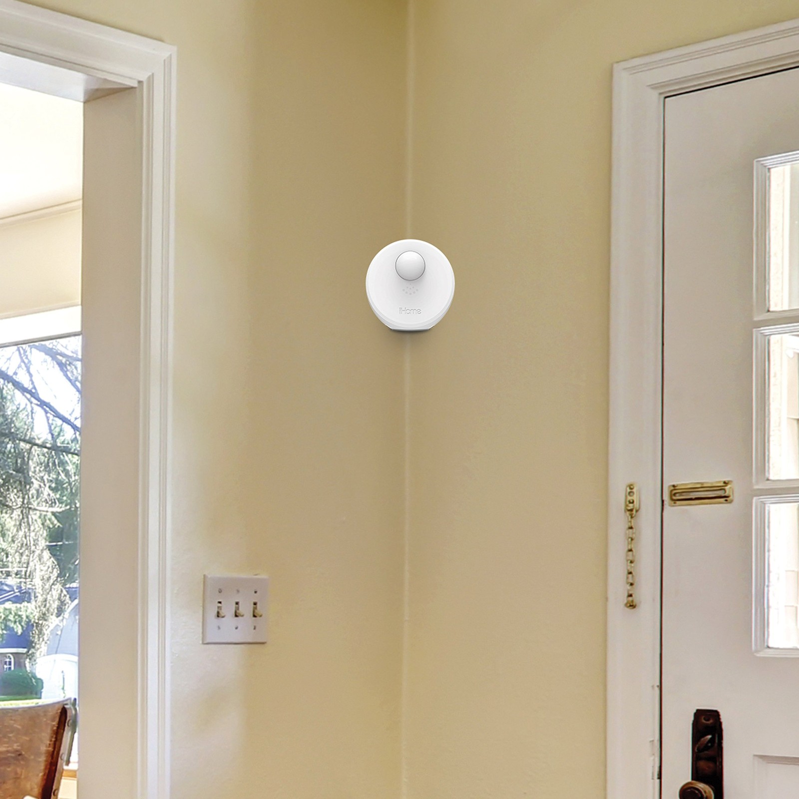 Ihome Isb01 Wifi Motion Sensor 24 7 Home Monitoring White Alerts Remote Access