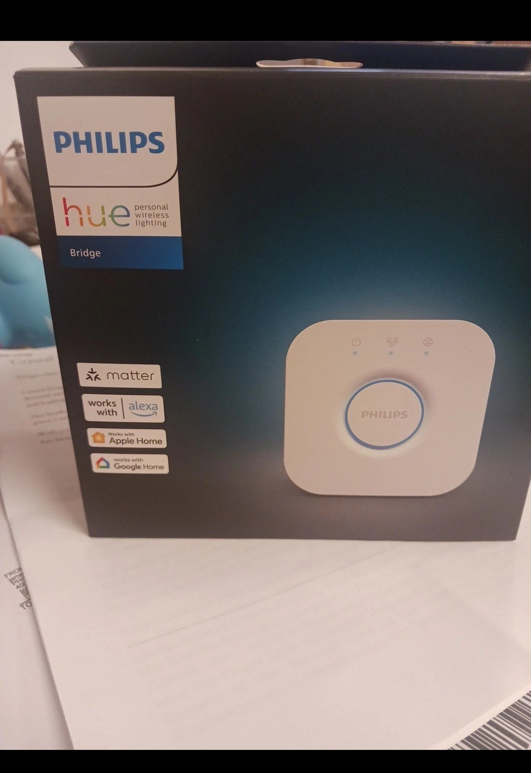 Philips Hue Bridge – 458471 White Personal Hue Wireless Lighting (8478) New